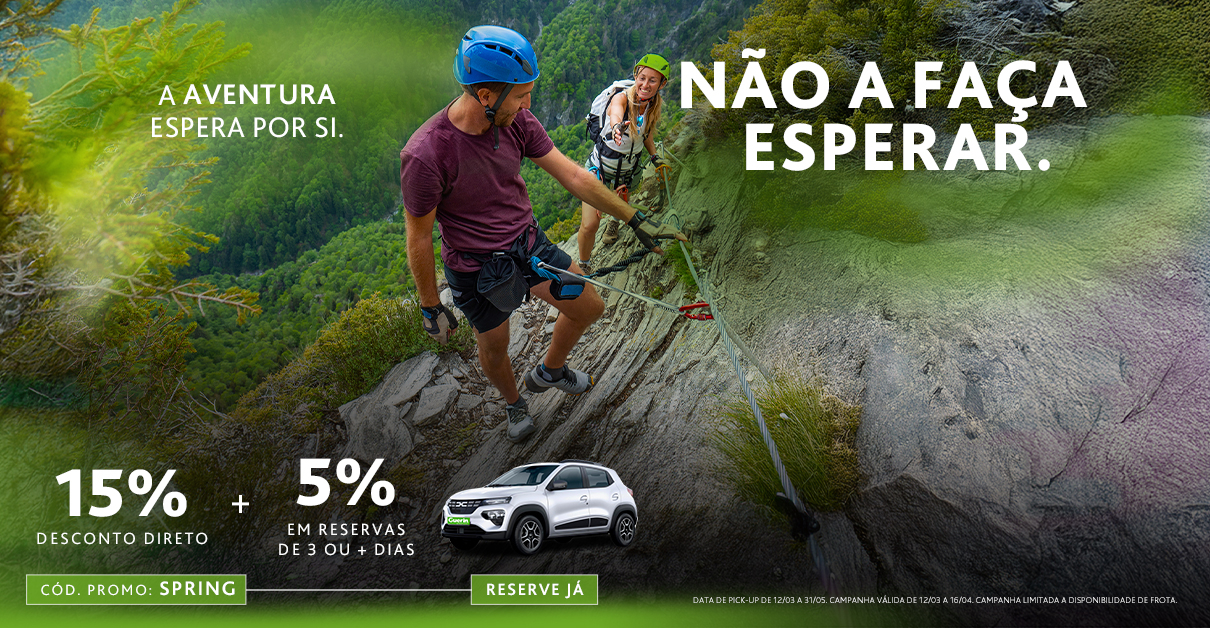A aventura espera por si.