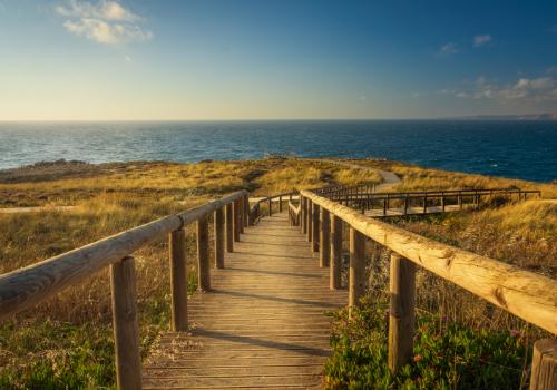 beach view during an autumn getaway