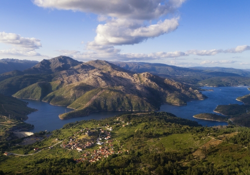 Vila histórica do Lindoso parque Peneda Gerês