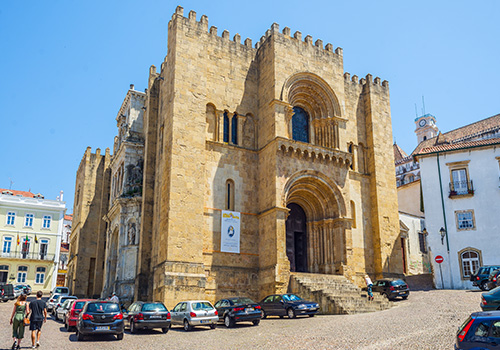 Facade Sé Velha, Coimbra