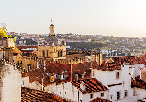 Vista sobre a Sé de Coimbra