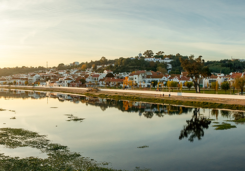 vista panorâmica vila de coruche