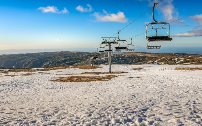 teleférico na Serra da estrela