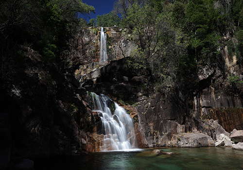Fecha de Barjas waterfalls Peneda-Geres National Park