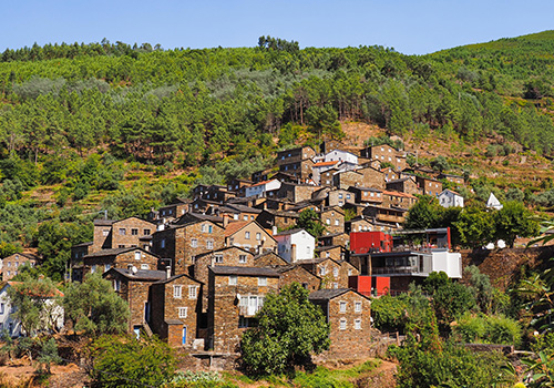 Small medieval Portuguese town Piódão