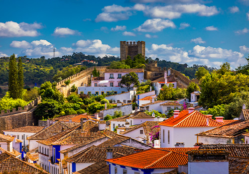 historic walled town obidos