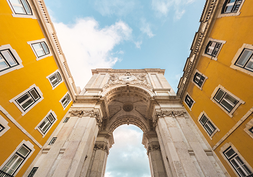 arco do triunfo, Rua Augusta