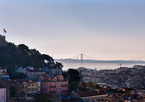 city view Miradouro da Graça Lisbon