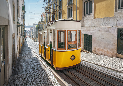 bica funicular lisbon portugal