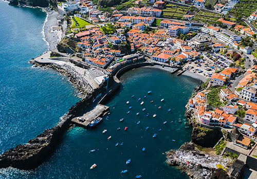 panoramic view over Câmara de Lobos