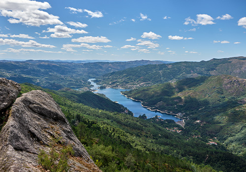 Cavado river and Peneda-Geres National Park