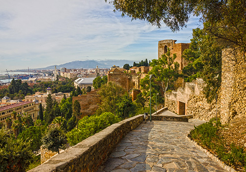  malaga fortress spain