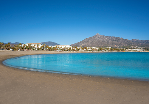 Puerto Banus, praia de Marbella