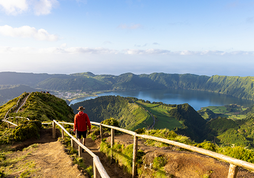 The Caldera On São Miguel Island in The Azores