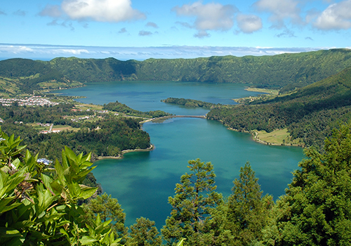 Crater lakes of 7 Cities Azores