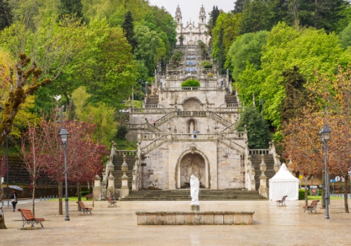 The best car trips are to the Sanctuary of Our Lady of Remedies in Lamego 